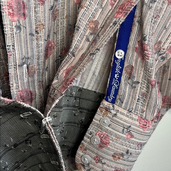 English Laundry Men's Floral Patterned Shirt - Picture 3 of 11